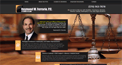 Desktop Screenshot of ferrariolaw.com