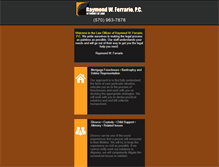 Tablet Screenshot of ferrariolaw.com